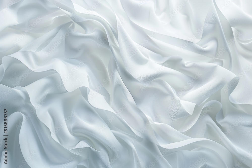 A detailed view of white fabric texture A detailed view of white fabric texture