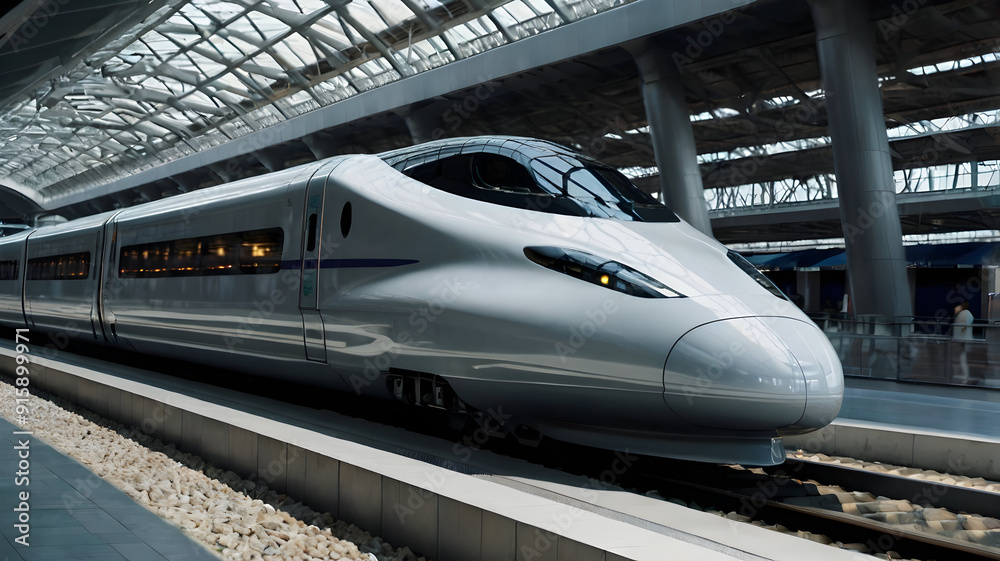 Fototapeta premium train in motion