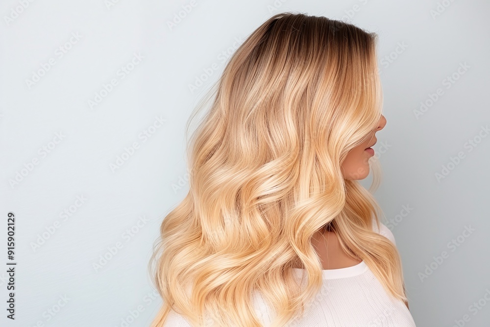 Blonde Woman with Wavy Hair in Profile, Minimalist Beauty Portrait, Side View, Soft Blonde Waves, Neutral Background, Fashion Photography, Elegant and Clean Design with Copy Space
Blonde Woman with Wavy Hair in Profile, Minimalist Beauty Portrait, Side View, Soft Blonde Waves, Neutral Background, Fashion Photography, Elegant and Clean Design with Copy Space