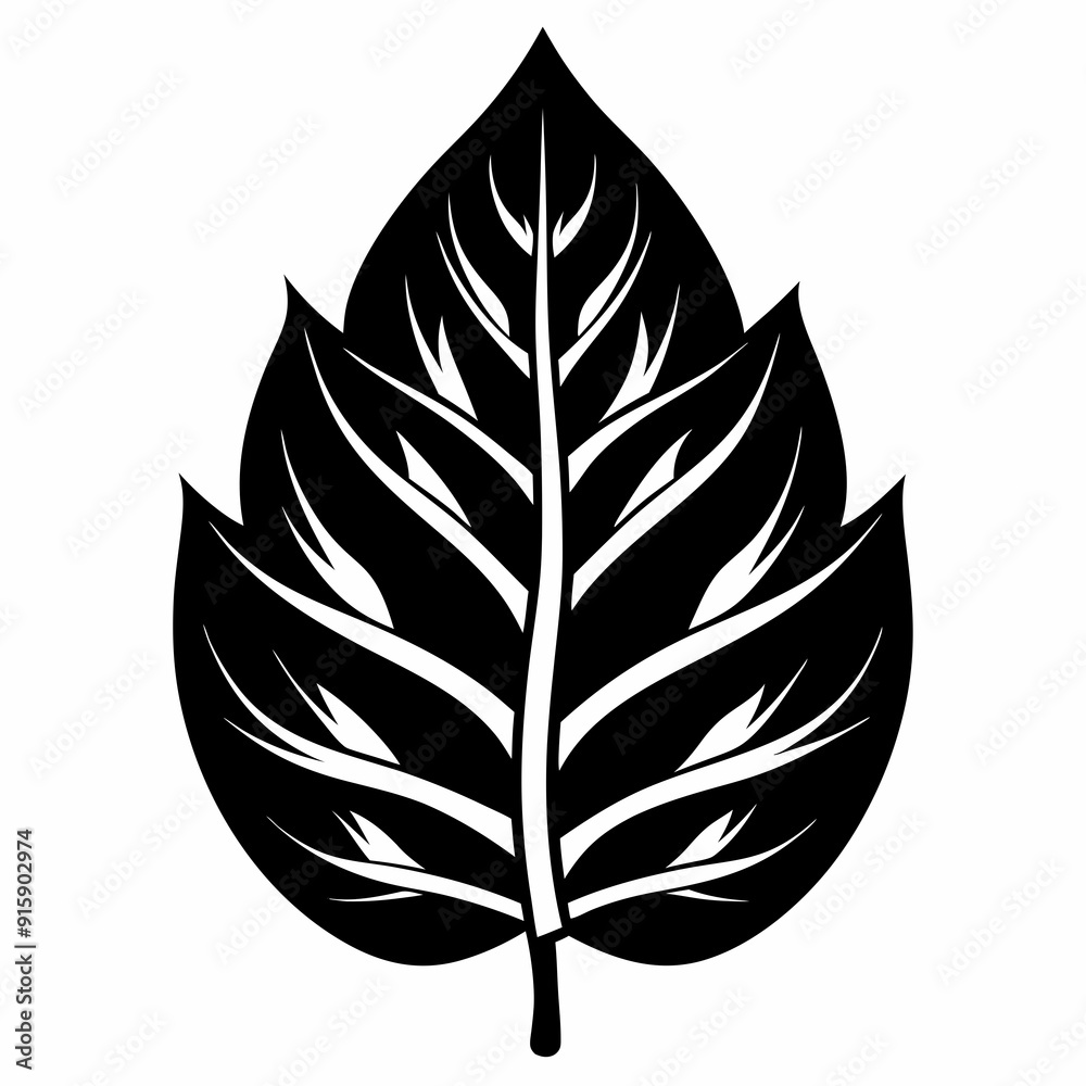 Best leave Silhouette Vector illustration Best leave Silhouette Vector illustration