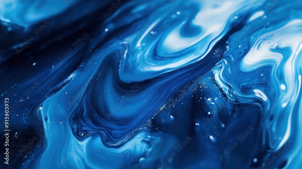 Abstract Blue and White Swirls Abstract Blue and White Swirls