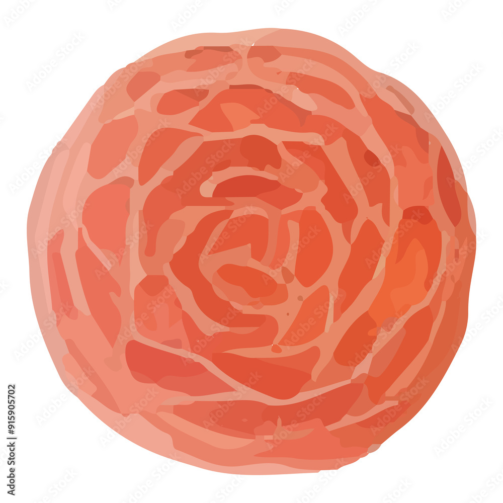 Abstract pink watercolor rose illustration. Abstract pink watercolor rose illustration.