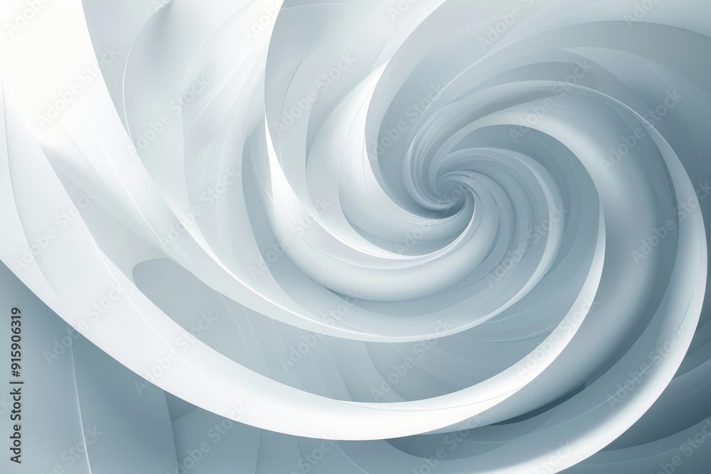 A spiral design element on a pure white background suitable for various uses A spiral design element on a pure white background suitable for various uses