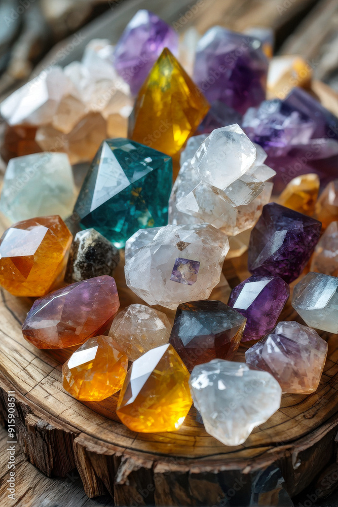 Energetic Alignment: Discover the power of crystals with this captivating image of a carefully arranged crystal. generative AI Energetic Alignment: Discover the power of crystals with this captivating image of a carefully arranged crystal. generative AI