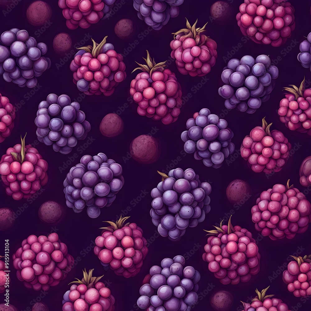 blackberry seamless pattern blackberry seamless pattern