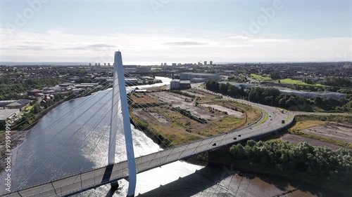 A Bridge Spanning the River Wear Looking Towards Sunderland City