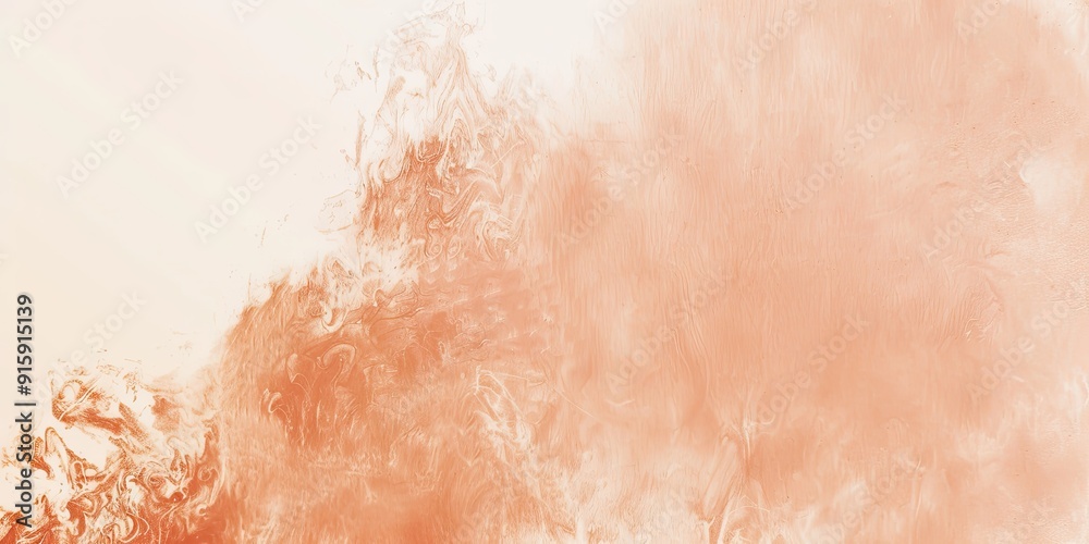 Fototapeta premium Modern soft beige and peach watercolor gradient background for branding and social media projects in 2024