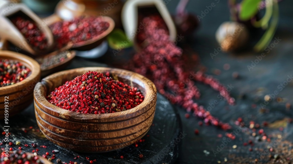 Photo of the Sumac seeds with a place to copy the text. Photo of the Sumac seeds with a place to copy the text.