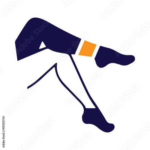 leg, body parts, Prosthetic leg icon
