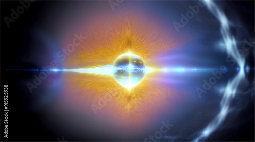 Wallpaper Mural Artistic representation of an energetic plasma in action. Torontodigital.ca