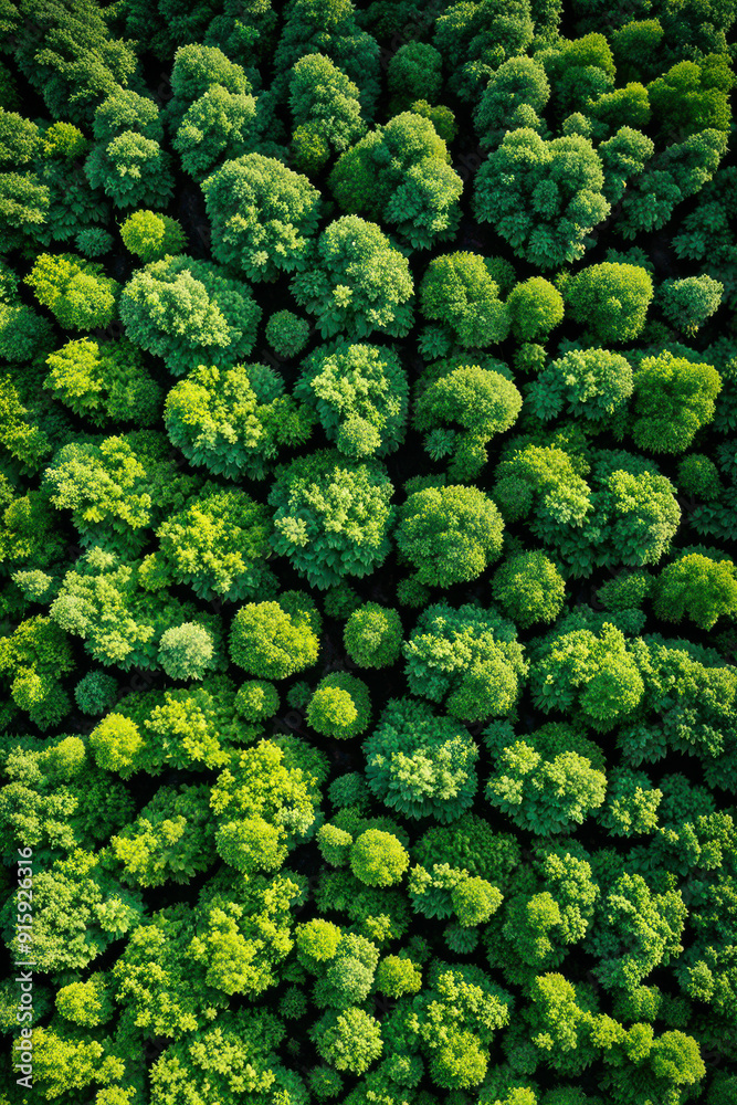 Forest Canopy: Top view, aerial view of mixed forest, green deciduous trees The rich natural ecosystem of the rainforest concept is about conservation and natural reforestation. generative AI Forest Canopy: Top view, aerial view of mixed forest, green deciduous trees The rich natural ecosystem of the rainforest concept is about conservation and natural reforestation. generative AI