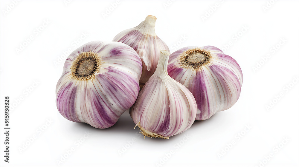 Fototapeta premium Garlic isolated on white background