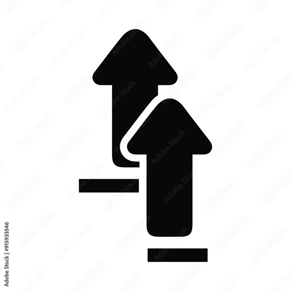 arrow, sign, up arrow, side arrow, side up sign icon
