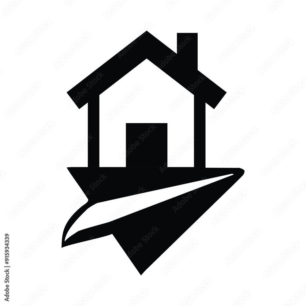 search, magnify, home, chat, social, plane icon