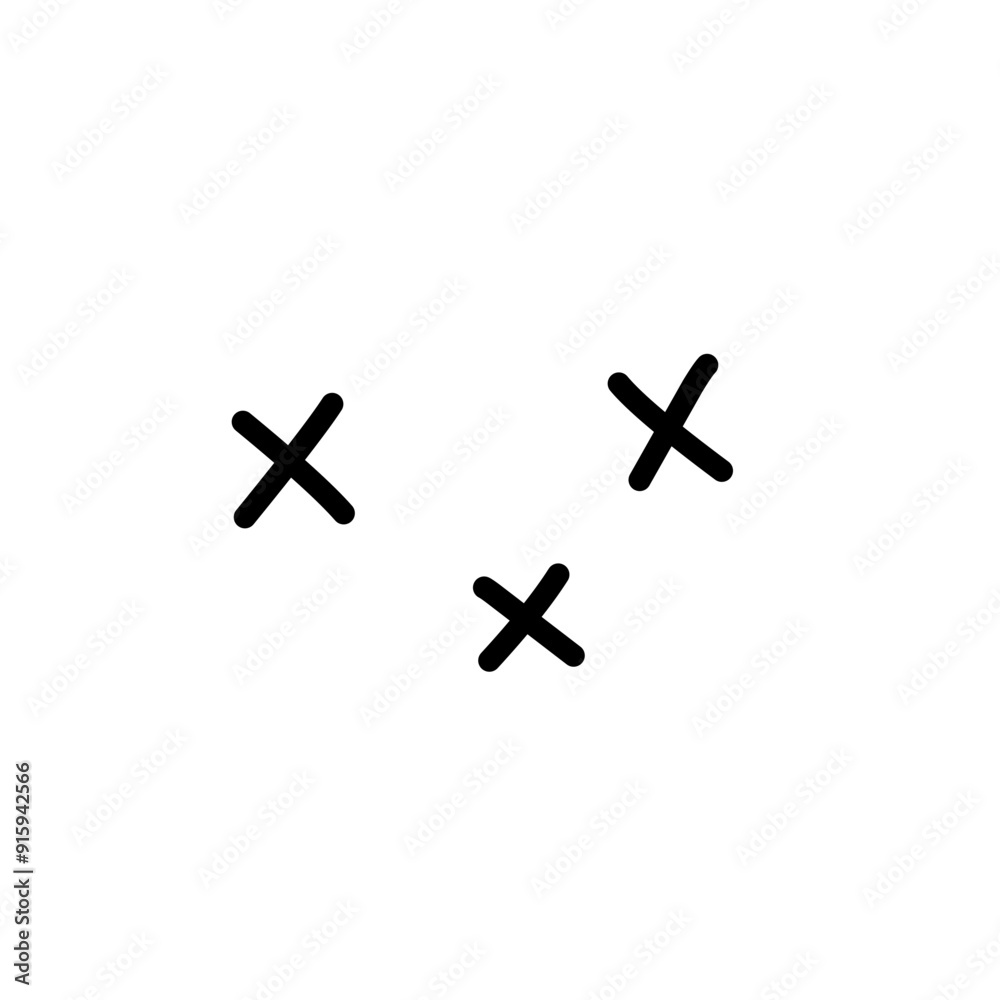 Obraz premium doodle simple decoration lines