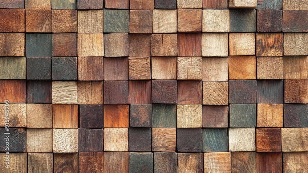 Raw Wood Texture Mosaic for Wallpaper Raw Wood Texture Mosaic for Wallpaper