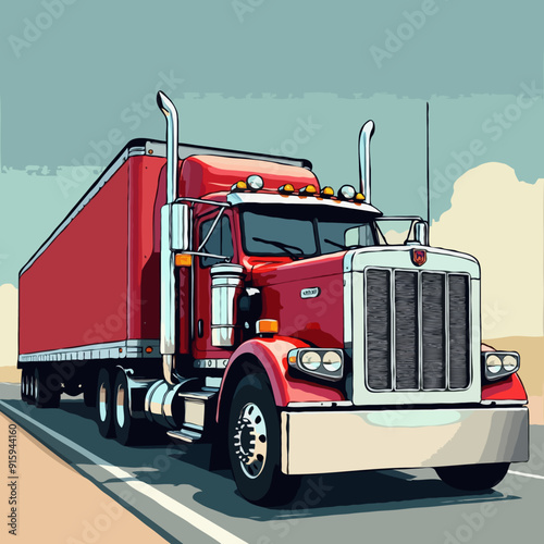 Semi Trailer Truck
