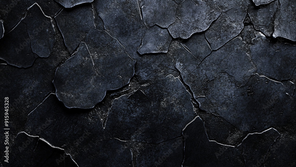 Fototapeta premium Grunge Black Pattern with Dark Tones