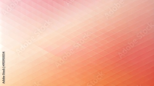 Soft Pink and Orange Gradient Background with Geometric Pattern