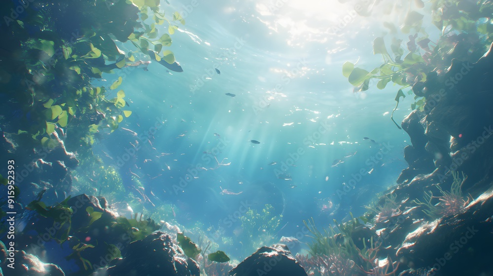 The sea, coastal coral reefs, deserts and seaweed in a realistic lighting style, dynamic landscapes, cryengine, full of soft, dreamy light scenes. The sea, coastal coral reefs, deserts and seaweed in a realistic lighting style, dynamic landscapes, cryengine, full of soft, dreamy light scenes.