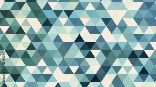 A vibrant display of overlapping triangles creates a captivating geometric pattern