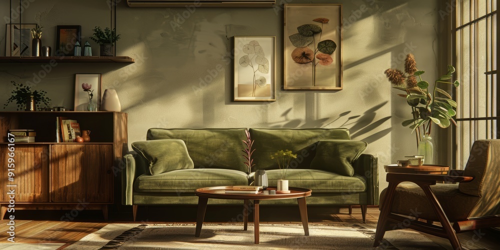 Living room with sofa, couch, and table. Modern house, apartment, and building lounge design and relaxation place. Living room with sofa, couch, and table. Modern house, apartment, and building lounge design and relaxation place.
