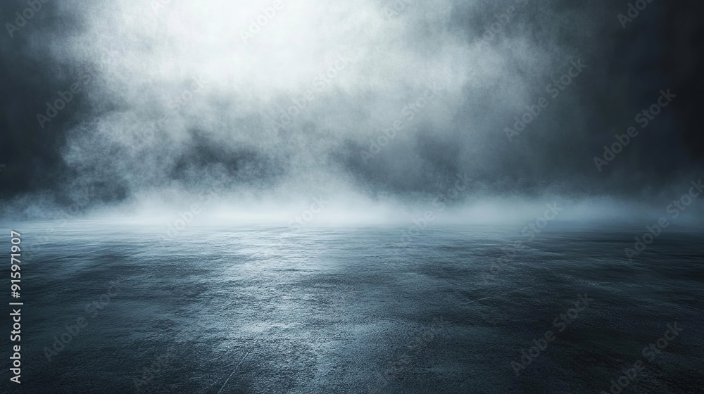 Misty rain under a dark, cloudy sky with abstract textures and a hint of moonlight Misty rain under a dark, cloudy sky with abstract textures and a hint of moonlight