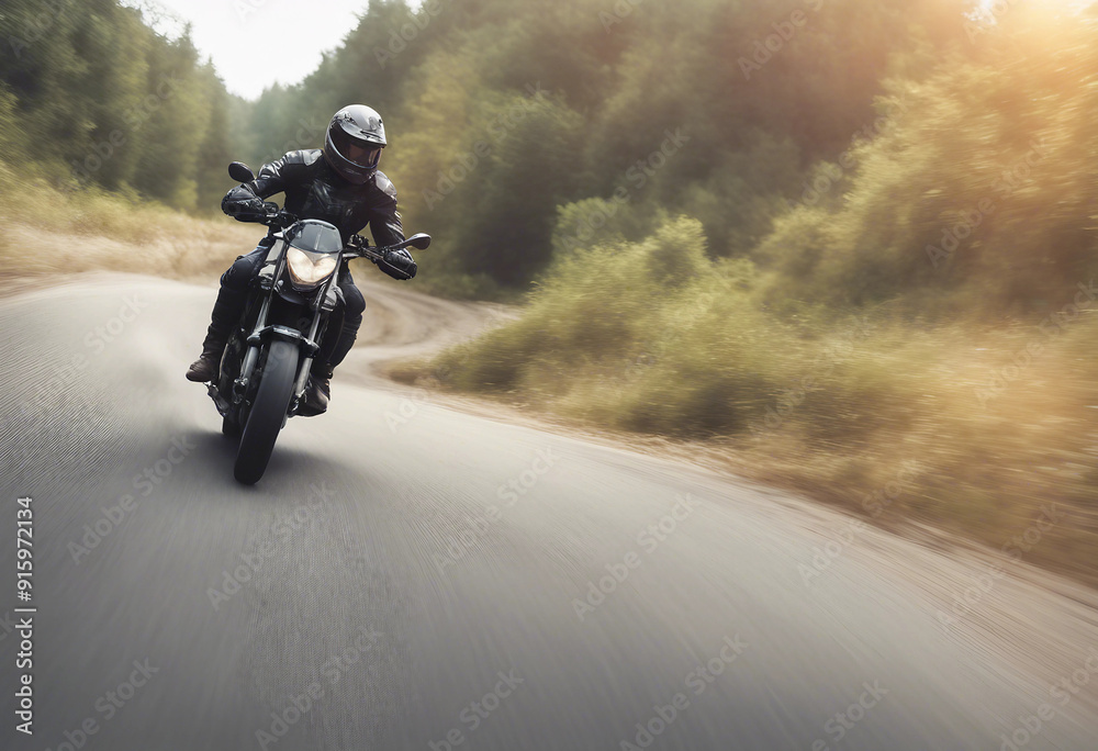 Biker on motorcycle Motocross rider big bike Adventure touring motorbike riding journey Front Side v Biker on motorcycle Motocross rider big bike Adventure touring motorbike riding journey Front Side v