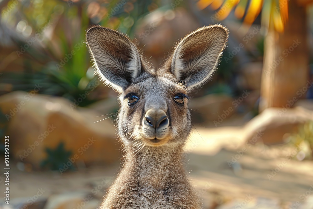 A Close Up of a Curious Kangaroo A Close Up of a Curious Kangaroo