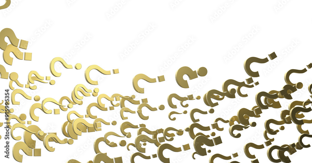 question marks background. 3D Rendering. question marks background. 3D Rendering.