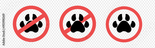 No walk dogs. Not allowed walk dogs. Ban and prohibited	