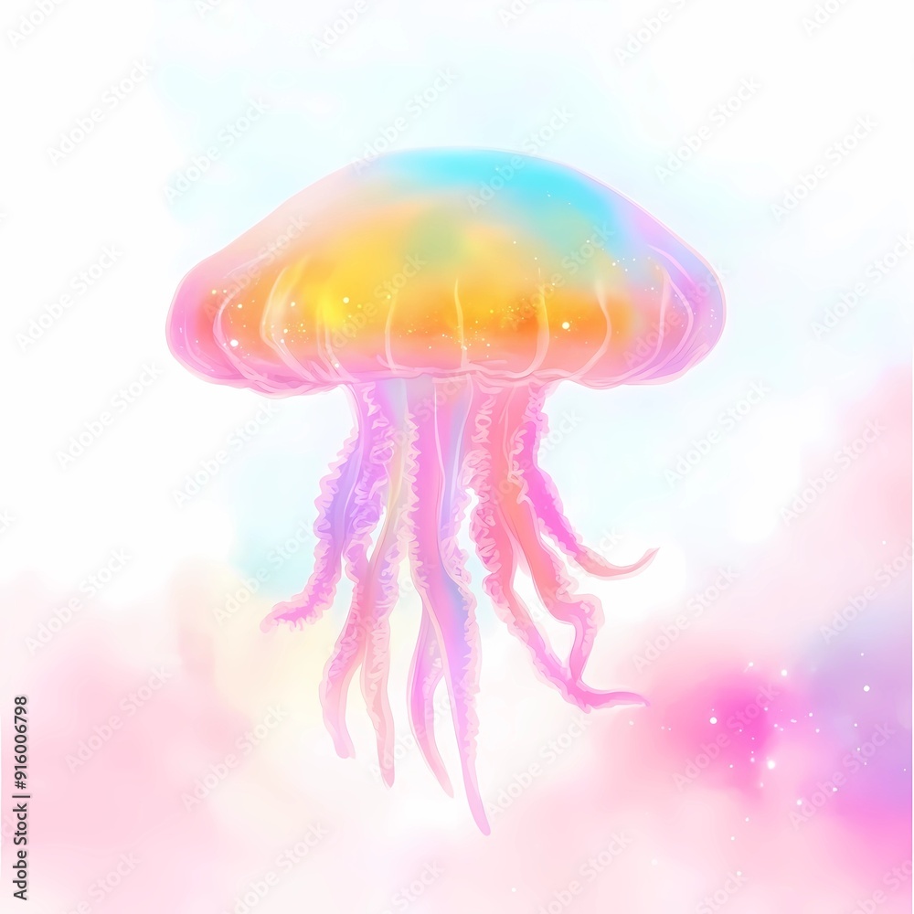 jelly fish in the water