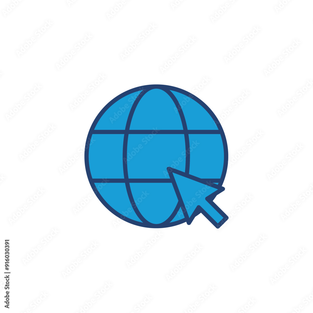 Web icon vector. go to web icon. web click icon Web icon vector. go to web icon. web click icon