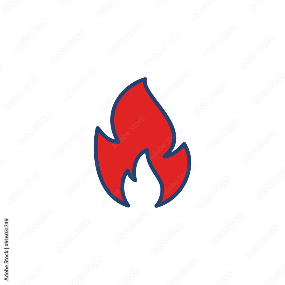 Fire icon vector. fire vector icon Fire icon vector. fire vector icon