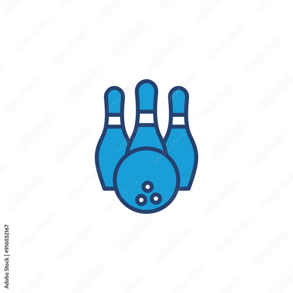 Bowling icon vector. bowling ball and pin icon. bowling pins Bowling icon vector. bowling ball and pin icon. bowling pins