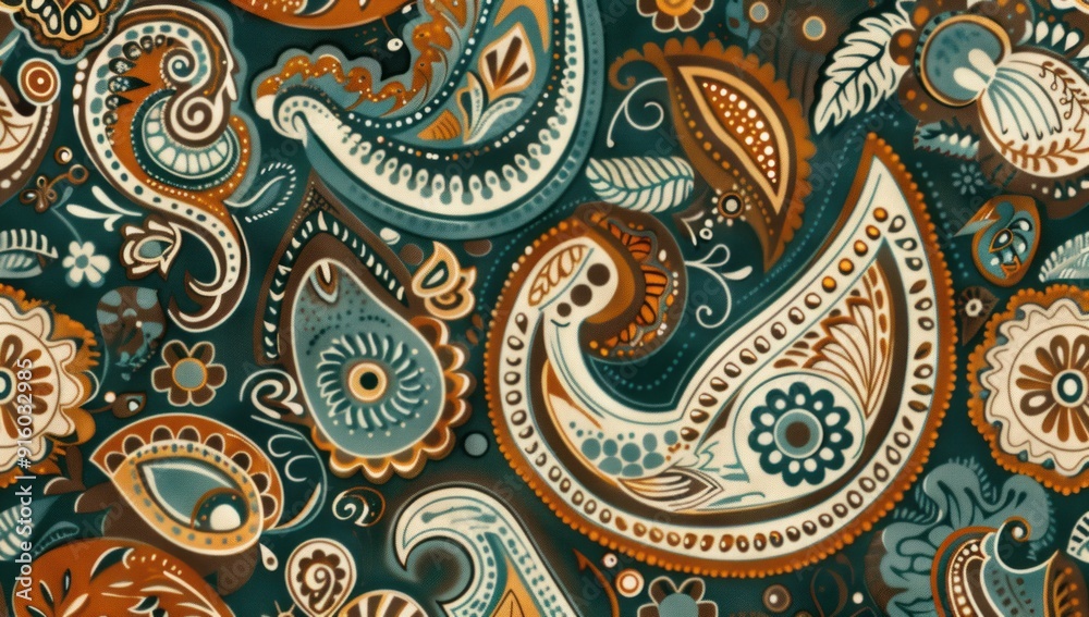 Intricate Paisley Pattern Intricate Paisley Pattern