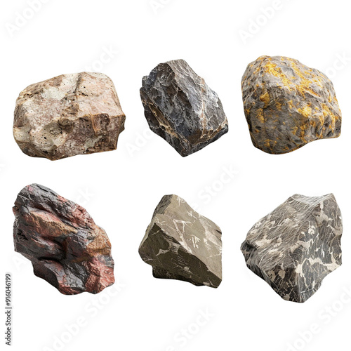 crystal rocks isolated on white background png