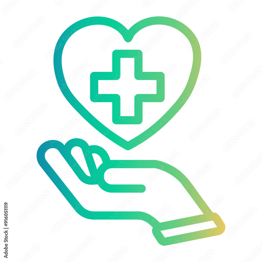 Obraz premium keep cleaning Line Gradient Icon