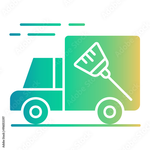 keep cleaning Gradient icon