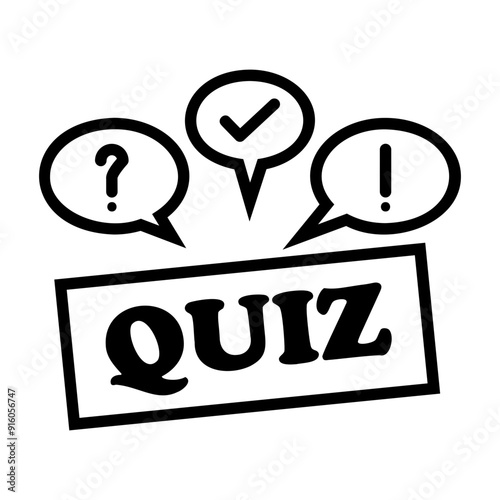 quiz competition Line Icon