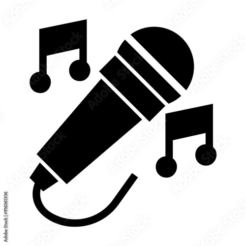 karaoke competition Solid icon