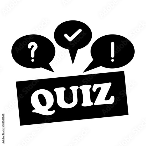 quiz competition Solid icon