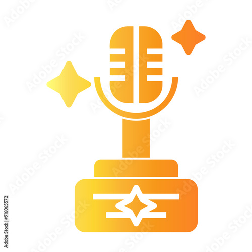 singing competition Gradient icon