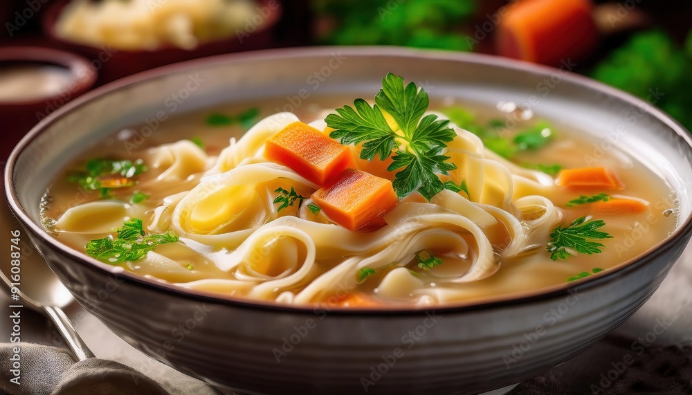 Warm and Comforting Homemade Chicken Noodle Soup Warm and Comforting Homemade Chicken Noodle Soup