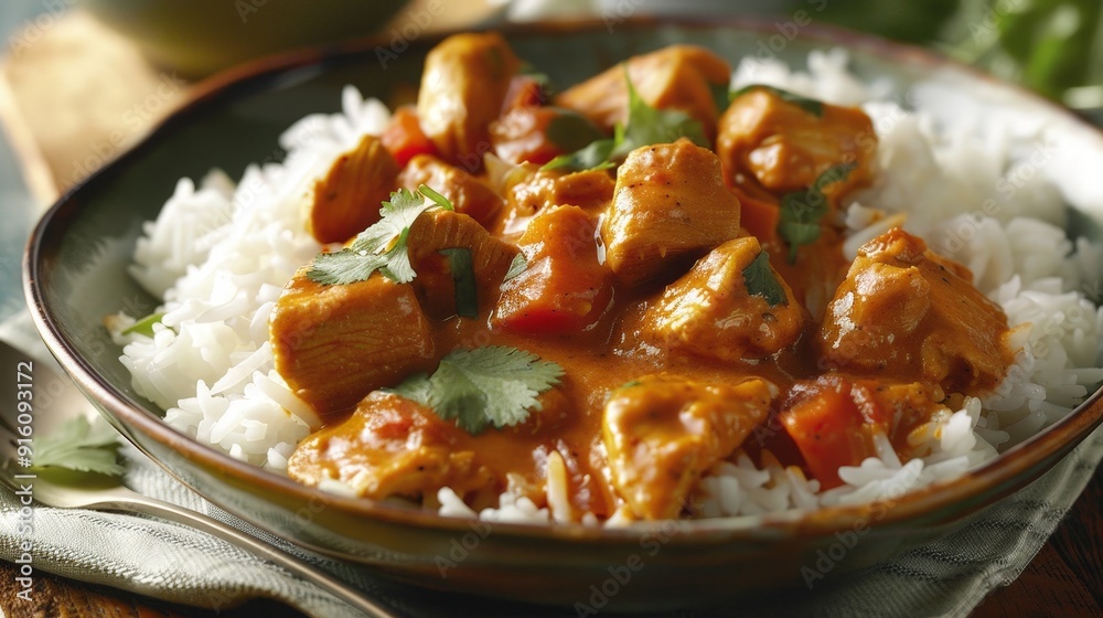 Exploring the exotic spices of Indian curry, with tender chicken or vegetables in a fragrant sauce. Exploring the exotic spices of Indian curry, with tender chicken or vegetables in a fragrant sauce.