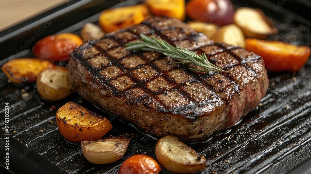 Perfectly Grilled Steak with Rosemary Perfectly Grilled Steak with Rosemary