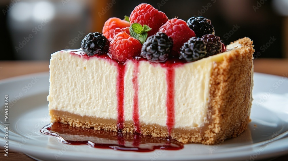 Delicious Cheesecake with Berries Delicious Cheesecake with Berries