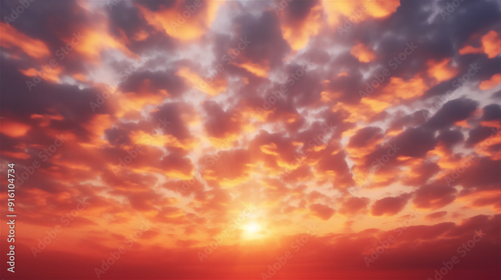 Sunset sky with beautiful dramatic clouds version Sunset sky with beautiful dramatic clouds version