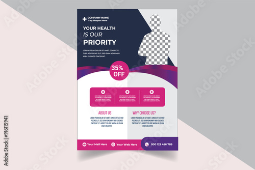 MEDICAL HEALTH CARE FLYER DESIGN TEMPLATE