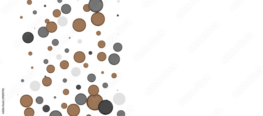 Obraz premium gold confetti background, isolated on transparent background